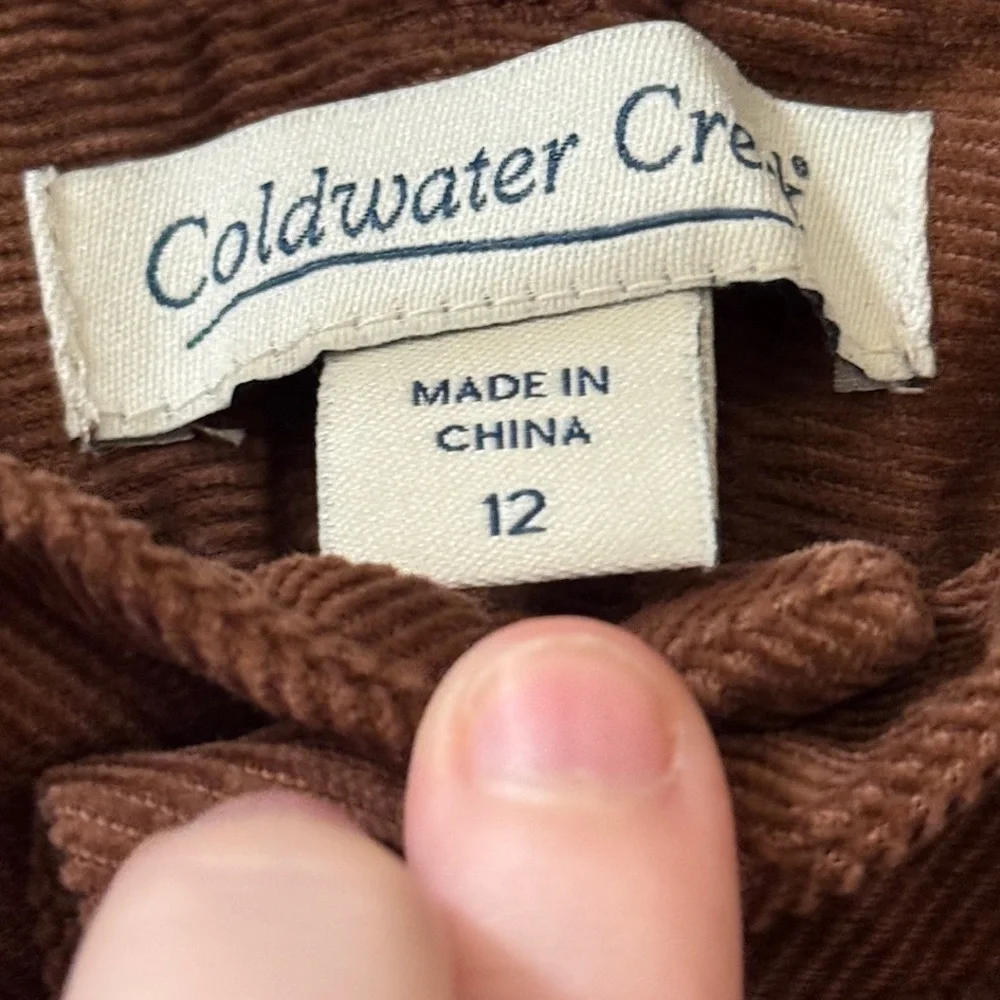 Women's Brown Corduroy Pants - Picture 9 of 9